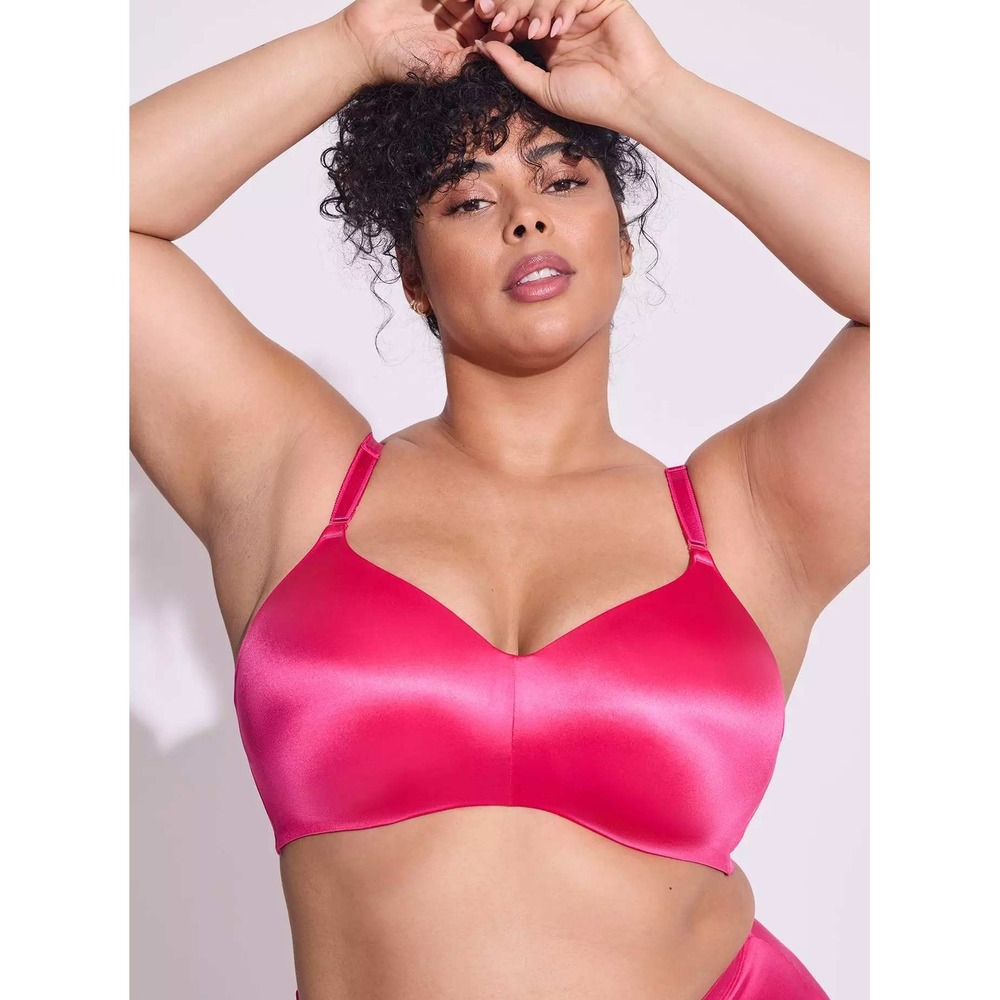 Torrid Curve 42DDD 360 Back Smoothing Wire Free Lightly Lined Everyday Bra Satin